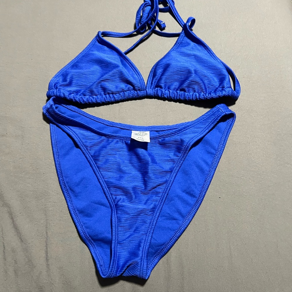 Vibrant Blue Bikini Set